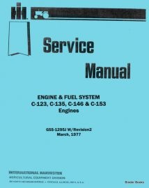 Shop IH Numbered Series Service Manuals Now